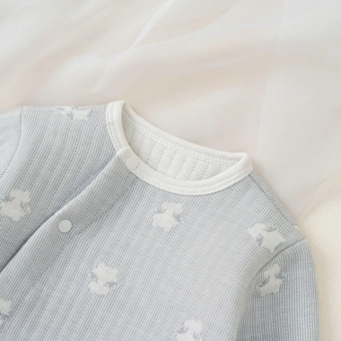 Body sơ sinh dài tay trần bông Derosa Kids 0-12 tháng - Giá chỉ 229.000đ 6