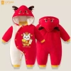 Body Tết 2.026 Nỉ Bông Ấm Áp LOTUKA Bộ Liền Thân Size 3-12kg Cho Bé Trai & Bé Gái 10