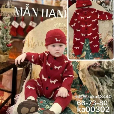 Body Thom Đỏ Noel Tết cho bé cưng sz nhí - Giảm giá 218k, Giá gốc 270k 2