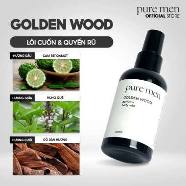 Bodymist Pure Men 140ml - Xịt thơm toàn thân lưu hương nam tính sang trọng, khử mùi, giảm giá 99.000 (128.700) 4