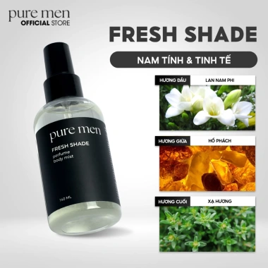 Bodymist Pure Men 140ml - Xịt thơm toàn thân lưu hương nam tính sang trọng, khử mùi, giảm giá 99.000 (128.700) 5