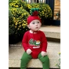 Bodysuit bánh chưng bánh Tét Tết cho bé 4-14kg kèm mũ - Giá ưu đãi 165k 2