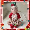 Bodysuit bánh chưng, bánh tét Tết cotton thoáng mát cho bé trai, bé gái - 69.000₫