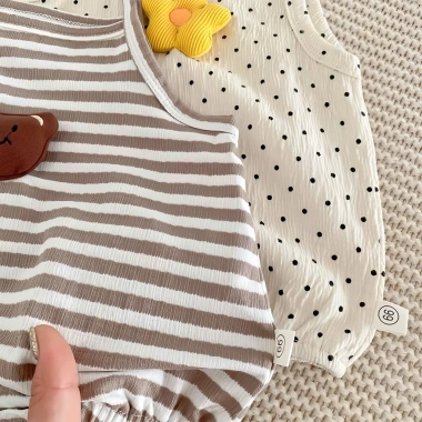 Bodysuit Bé Gái 2 Dây Mùa Hè Hình Hoa Gấu Cotton 100% 0-12m Giá 119k 6 Bodysuit Bé Gái 2 Dây Mùa Hè Hình Hoa Gấu Cotton 100% 0-12m Giá 119k 6