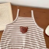 Bodysuit Bé Gái 2 Dây Mùa Hè Hình Hoa Gấu Cotton 100% 0-12m Giá 119k 7