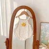 Bodysuit Bé Gái 2 Dây Mùa Hè Hình Hoa Gấu Cotton 100% 0-12m Giá 119k 8