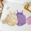 Bodysuit Bé Gái Pig BeBe 2 Dây 4 Màu Cotton Hạt, Siêu Xinh 3‑12kg Giá 119k 6