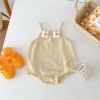 Bodysuit Bé Gái Pig BeBe 2 Dây 4 Màu Cotton Hạt, Siêu Xinh 3‑12kg Giá 119k 9