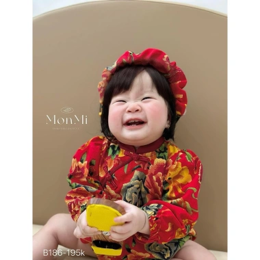 Bodysuit bộ liền thân bé mặc Tết – Siêu mềm, thiết kế dễ mặc, giá chỉ 250.000₫ 5