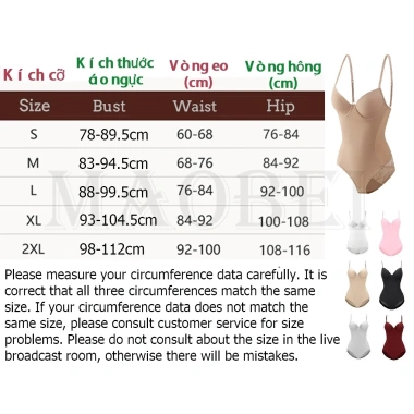 Bodysuit Cơ Thể Nữ Điêu Khắc Hỗ Trợ Bụng, Hình Ngực, Vòng Thép Nâng Hông - Áo Ngực Miễn Phí - Giá 199k Giảm 166k