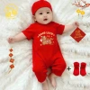 Bodysuit Cotton Tết Tài Lộc 2.026 cho bé 0-12 tháng, áo liền quần giảm giá 119k 2
