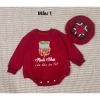 Bodysuit Đỏ In Tên Bé, Mũ Bánh Chưng, Túi Lì Xì - Nỉ Bông ấm áp, Giá ưu đãi 279k 2