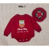 Bodysuit Đỏ In Tên + Mũ Bánh Chưng, Túi Lì Xì Cho Bé Dịp Tết - Nỉ Bông Ấm Áp, Giá Ưu Đãi 279k 2