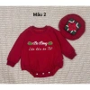 Bodysuit Đỏ In Tên + Mũ Bánh Chưng, Túi Lì Xì Cho Bé Dịp Tết - Nỉ Bông Ấm Áp, Giá Ưu Đãi 279k 3