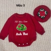 Bodysuit Đỏ In Tên + Mũ Bánh Chưng, Túi Lì Xì Cho Bé Dịp Tết - Nỉ Bông Ấm Áp, Giá Ưu Đãi 279k 9