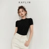 Bodysuit Kaylin chấm bi ôm dáng, vải thun flow, gợi cảm - BST Hè 2.025, giảm 310k 5