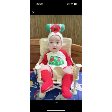Bodysuit sơ sinh kèm mũ bánh chưng, bánh tét – Thoáng mát, mềm mịn, thích hợp ngày Tết hè 7