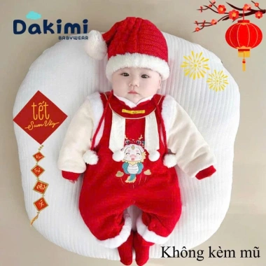 Bodysuit Tết nỉ nhung ấm áp cho bé 0-12M – Body mới dễ thương, giảm giá 199.880₫ 10