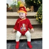 Bodysuit Thần Tài Tết cho bé 7-14kg cotton mềm mại, giảm giá 219k 2