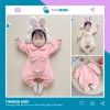Bodysuit Thỏ Dài Tay Cotton Cho Bé Sơ Sinh - Bộ Đồ Liền Thân Giá Ưu Đãi 89K