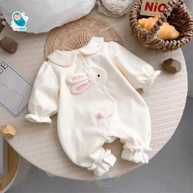 Bodysuit Thỏ Dài Tay Cotton Cho Bé Sơ Sinh - Bộ Đồ Liền Thân Giá Ưu Đãi 89K 6