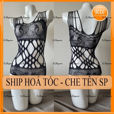 Bodytocking Bodysuit Gợi Cảm B.87 Đồ Ngủ Lưới Cosplay Xẻ Đáy - 8.722 VND 4