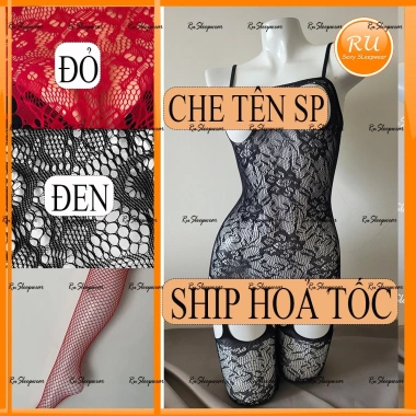 Bodytocking Bodysuit Gợi Cảm B.87 Đồ Ngủ Lưới Cosplay Xẻ Đáy - 8.722 VND 5