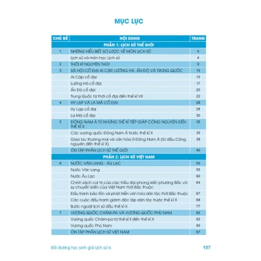 Bồi dưỡng học sinh giỏi Lịch Sử 6 chương trình mới - Đề luyện thi, tăng điểm, giá 58.650 VND 8