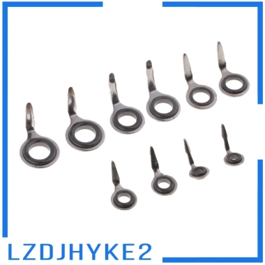 BolehDeals 10 chiếc cần câu thép không gỉ 304 - Dây mắt chống ăn mòn, giá 66.000đ