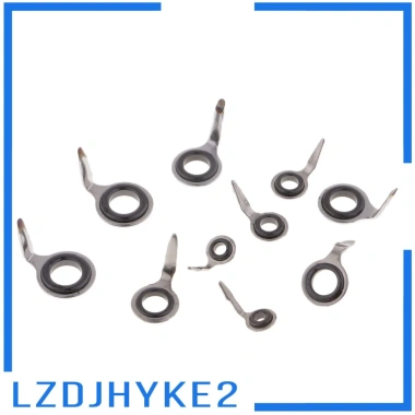 BolehDeals 10 chiếc cần câu thép không gỉ 304 - Dây mắt chống ăn mòn, giá 66.000đ