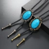 Bolo Tie Vintage Dasbsug Nam Thanh Lịch - Hoa Ngọc Sang Trọng, Giá Ưu Đãi 86.234₫ 5
