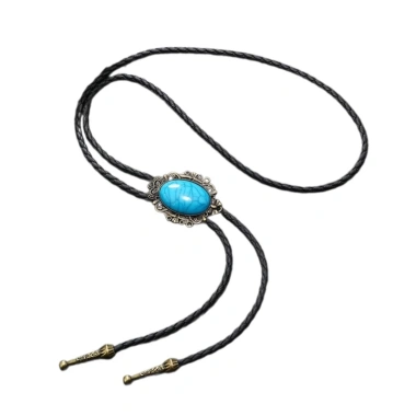 Bolo Tie Vintage Dasbsug Nam Thanh Lịch - Hoa Ngọc Sang Trọng, Giá Ưu Đãi 86.234₫