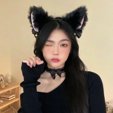 Bờm Băng Đô Tai Mèo PK03 - Cài Tóc Tai Sóc, Đồ Ngủ Nữ Gợi Cảm, Giá 35.000đ 2