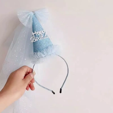 Bờm cài tóc sinh nhật đính nơ vải voan phong cách Hàn Quốc cho bé - Giá 42.499₫ 5 Bờm cài tóc sinh nhật đính nơ vải voan phong cách Hàn Quốc cho bé - Giá 42.499₫ 5
