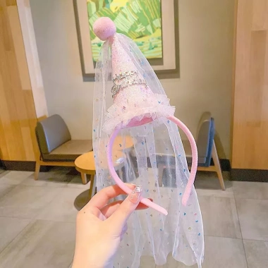 Bờm cài tóc sinh nhật vương miện vải voan lấp lánh siêu đáng yêu cho bé - giá 50.000 VND 18 Bờm cài tóc sinh nhật vương miện vải voan lấp lánh siêu đáng yêu cho bé - giá 50.000 VND 18