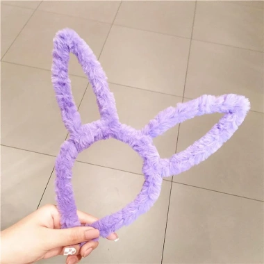 Bờm Cài Tóc Tai Thỏ Tai Gấu Vải Lông Mịn Xinh Xắn Đáng Yêu Nữ - Giá 19.000đ 10