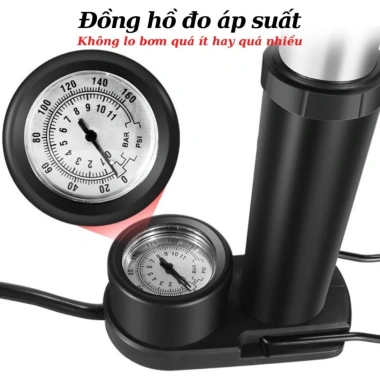 Bơm Đa Năng Xe Máy & Xe Đạp Mini Gọn Đầu Van Áp Suất Cao - Giá 52.000đ 4 Bơm Đa Năng Xe Máy & Xe Đạp Mini Gọn Đầu Van Áp Suất Cao - Giá 52.000đ 4