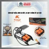 Bơm Đạp 2 Ống Kapusi Đa Năng - Phù hợp Xe Đạp, Xe Máy, Ô Tô, Giá Ưu Đãi 210k