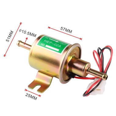 Bơm dầu diesel 12V HEP-02A - Áp suất thấp, tự mồi, lưu lượng 100 lít/h, 125.000₫ 5