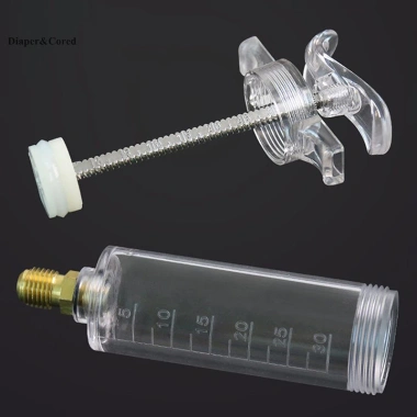 Bơm Dầu Tiêm YTH 30ml 1oz - Bộ Chuyển Đổi Khớp Nối Mặt Thấp 1/4 Điều Hòa Ô Tô 7