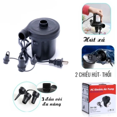 Bơm điện 2 chiều mini đa năng, hút chân không, bơm phao bơi, ghế và nệm hơi – Giá chỉ 35.000₫ (Giá gốc 43.050₫) 7