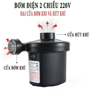 Bơm điện cho phao bơi, ghế hơi bể bơi, đầu hút chân không hút thổi - 29.900₫