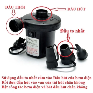 Bơm điện chuyên dụng cho bể bơi, bơm phao bơi, nhà hơi - Giá chỉ 20.000 VND giảm từ 24.400 VND 3 Bơm điện chuyên dụng cho bể bơi, bơm phao bơi, nhà hơi - Giá chỉ 20.000 VND giảm từ 24.400 VND 3