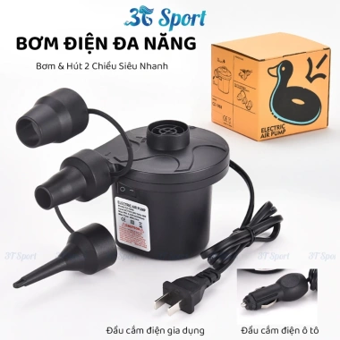 Bơm điện đa năng cầm tay 2 chiều siêu nhanh BĐ-CZ198 - Dùng cho phao bơi, nệm hơi, bể bơi, giá chỉ 106.000₫ 2
