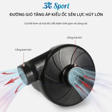 Bơm điện đa năng cầm tay 2 chiều siêu nhanh BĐ-CZ198 - Dùng cho phao bơi, nệm hơi, bể bơi, giá chỉ 106.000₫ 3