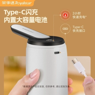 Bơm điện không dây Rongshida CHRD - Máy bơm nước đóng chai tự động cầm tay, giá 92.036₫