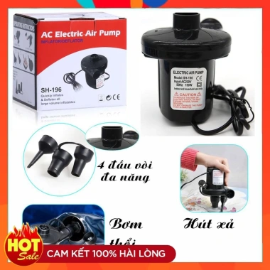 Bơm Điện Mini 2 Chiều Hút Thổi - Tiện Lợi Cho Bể Phao, Ghế Hơi, Bơi, Hút Chân Không, Giá 20.000₫
