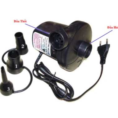 Bơm Điện Mini 2 Chiều Hút Thổi Tiện Lợi - Giá 85.000đ, dùng cho bơm phao bơi, ghế hơi, bể phao, hút chân không 5