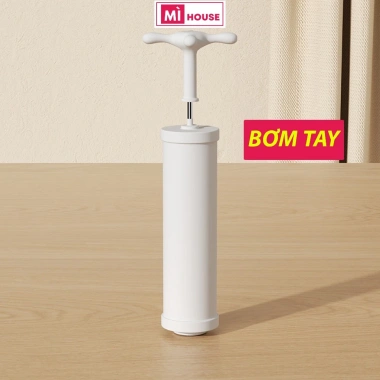 Bơm Điện Mini Hút Chân Không Quần Áo, Chăn Màn, Gấu Bông - Mì House Giá 19.500₫