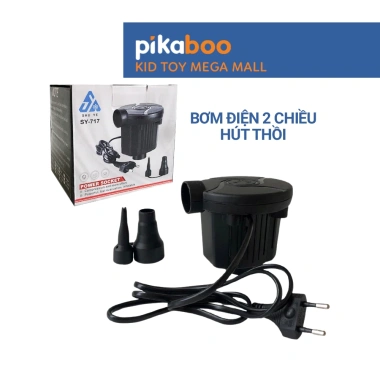 Bơm điện phao bơi Pikaboo hai chiều hút‑thổi nhanh chóng, tiện lợi, giá chỉ 179k